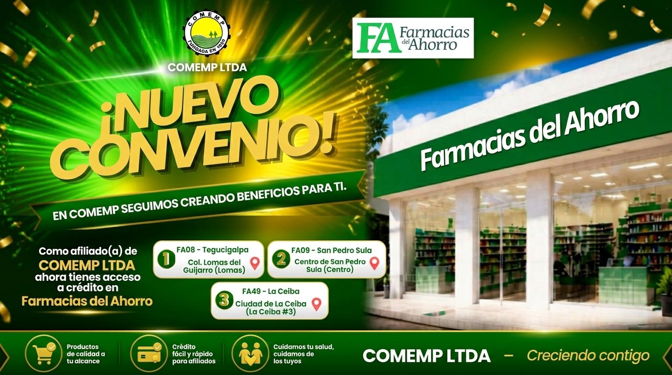 Nuevo Convenio con Farmacias del Ahorro
